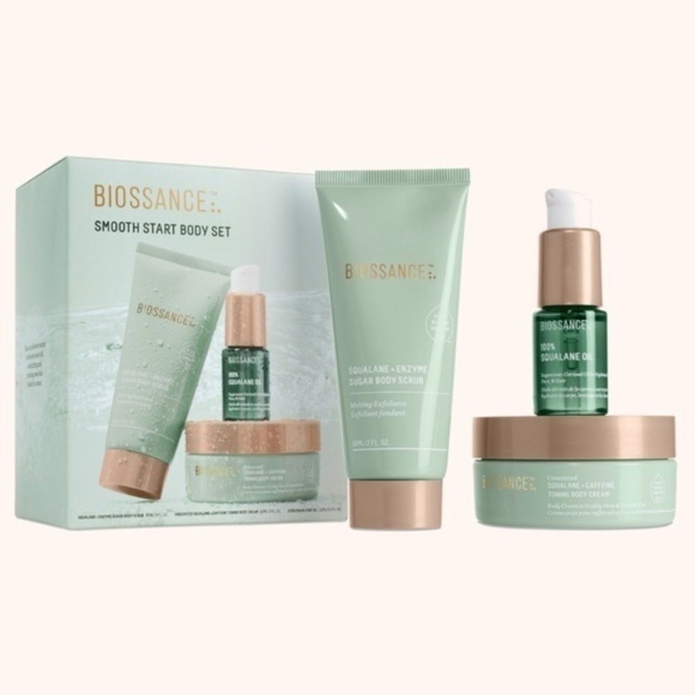 Biossance Smooth Start Body Set Travel Size